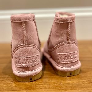 Lugz faux fur lined Boots size 8 for little toddlers